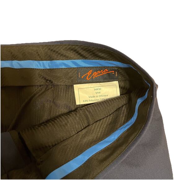 Egara Men’s Navy Blue Suit Skinny 38 Short Pants 34x32 Business Wedding - Picture 5 of 7